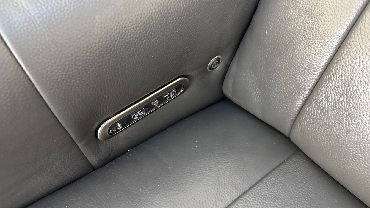 Sofology Lumiere Leather Recliner 2 Seater in Charcoal