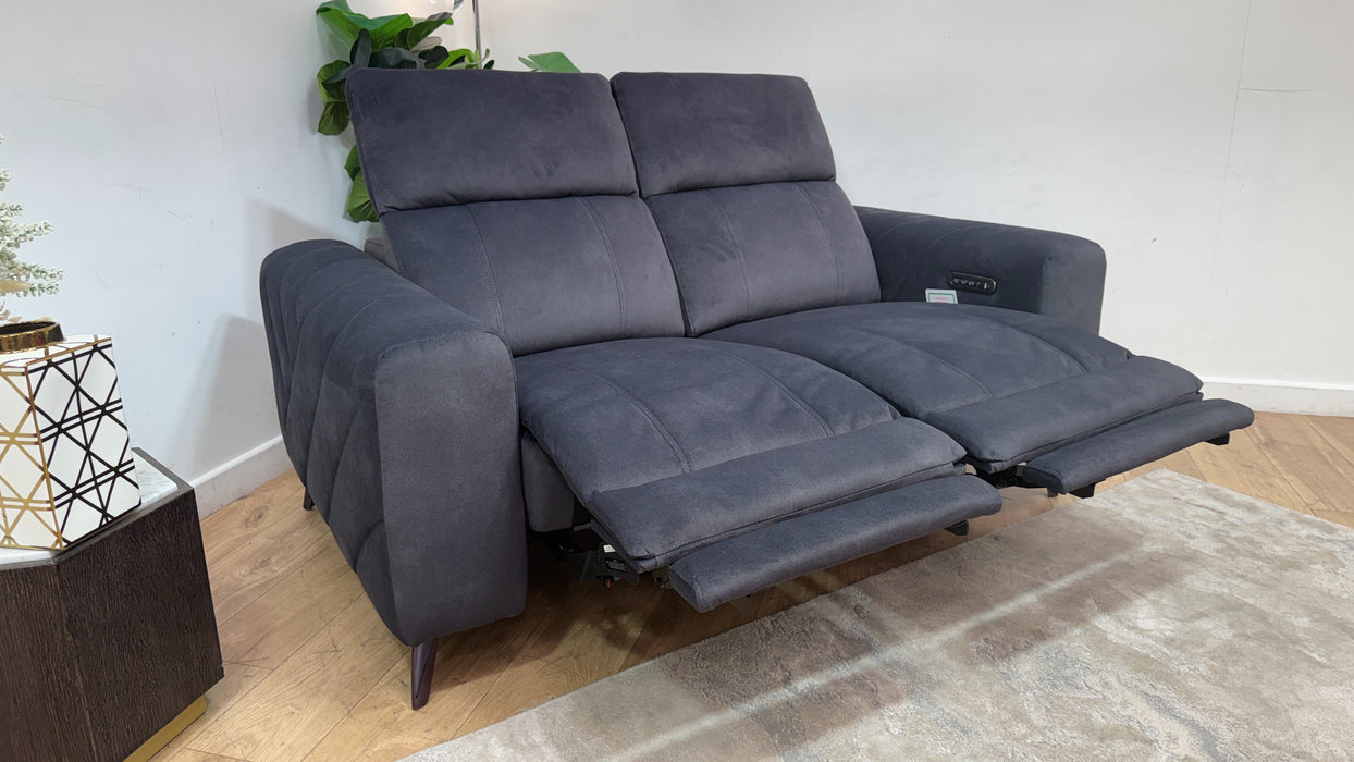 Sofology Allure Fabric 2 Seater Power Recliner & Power Headrest
