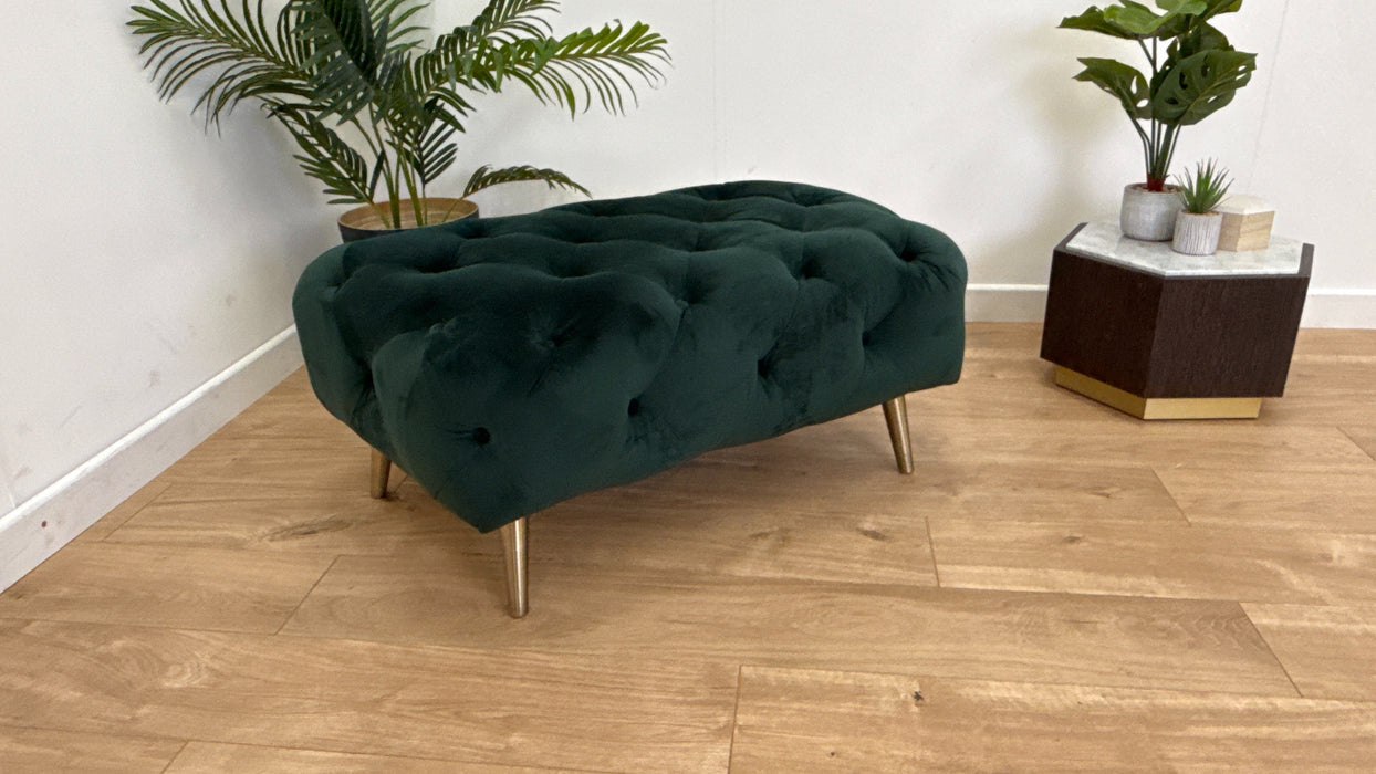 Alchemist Footstool - Fabric - Plush Honeycreeper