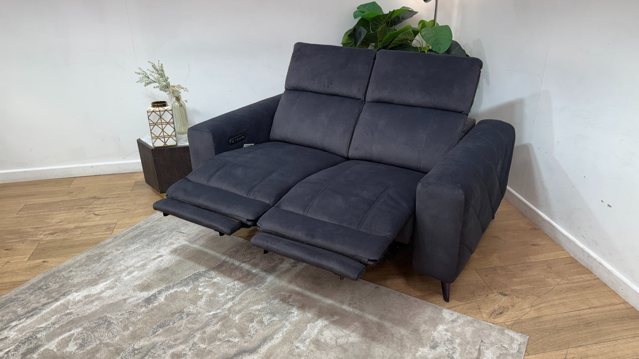 Sofology Allure Fabric 2 Seater Power Recliner & Power Headrest