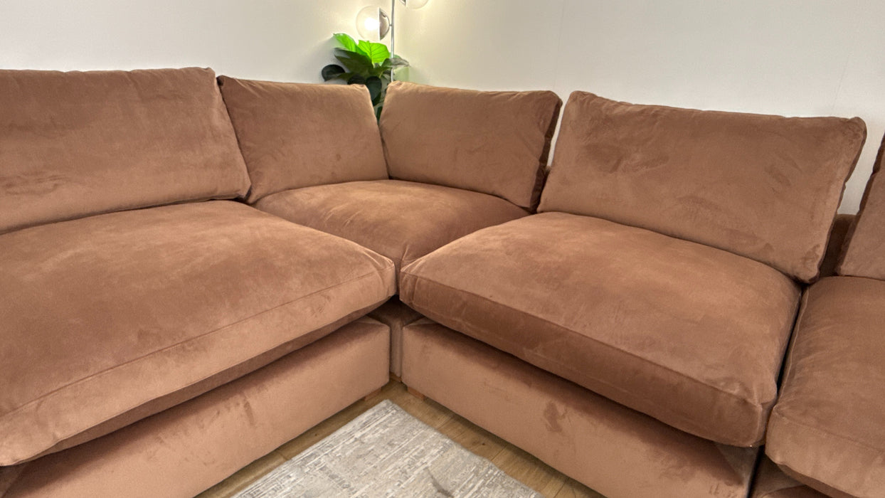 Sofology Infinity Fabric 1.5 Terminal Corner 3 Modular Ultraflex Encore Seats