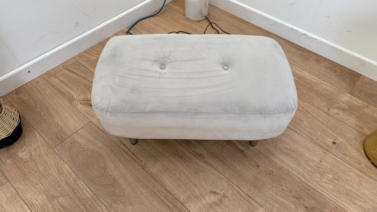 Illinois Fabric Footstool