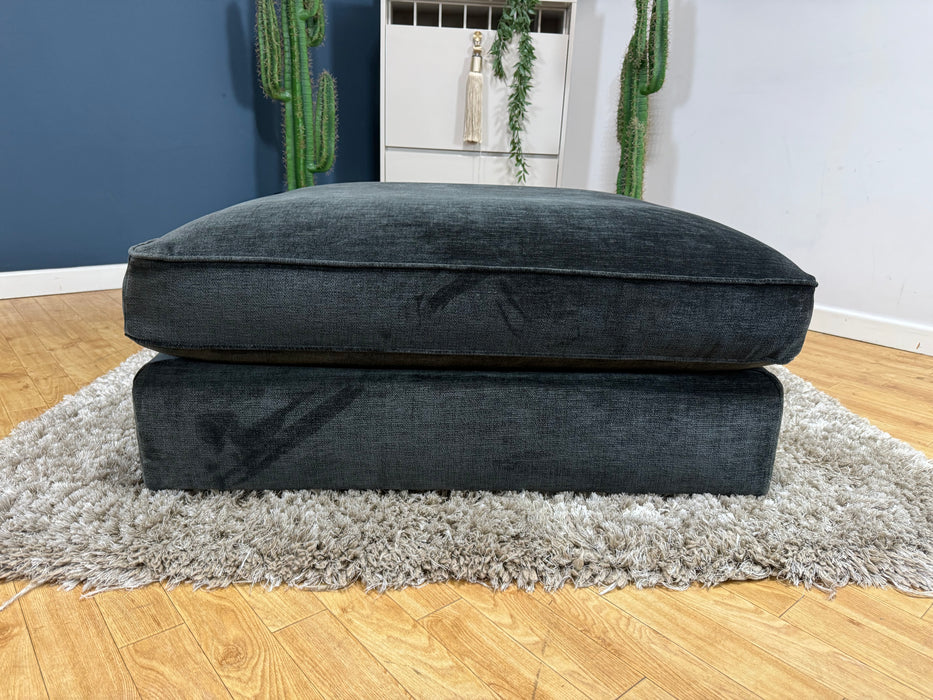 Cavalli Fabric Footstool - Blanik Slate - ( WA2 )