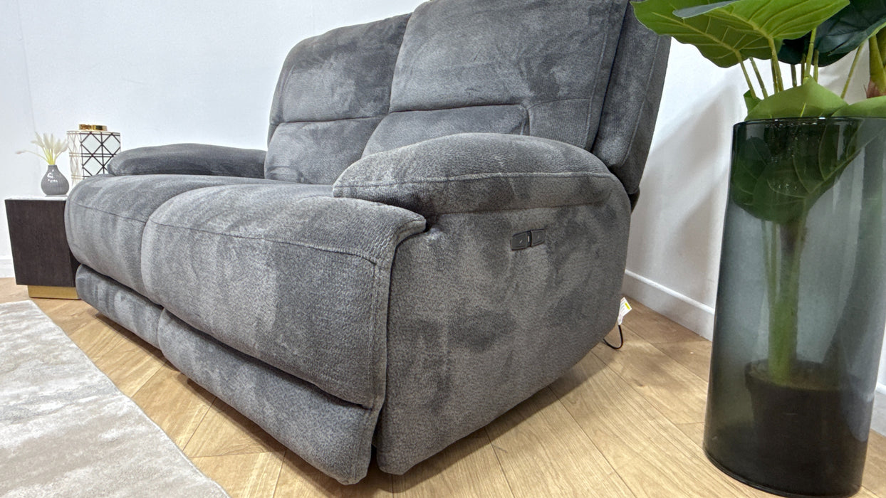 DFS Mallow 2 Seater Power Recliner in Grey