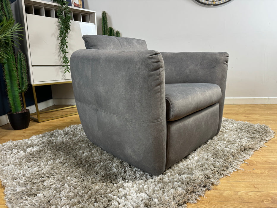 Marvella Fabric Swivel Chair - Lifestyle Flecked Mocha (WA2)