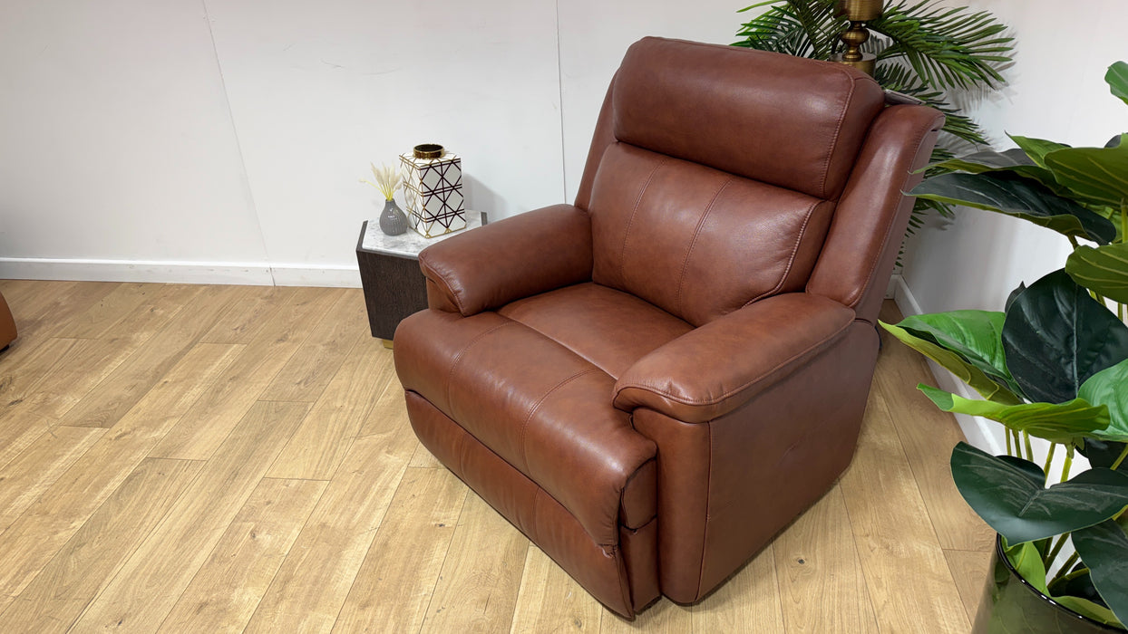Sofology Gracie Leather Chair in Trusty Sheen Butterscotch