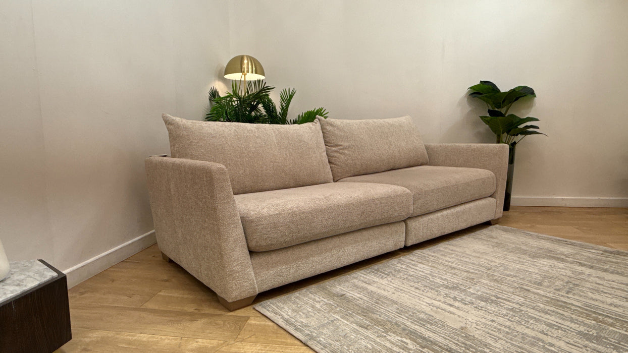 Sofology Tallulah Fabric 4 Seater Split in Cosy Boucle Ecru