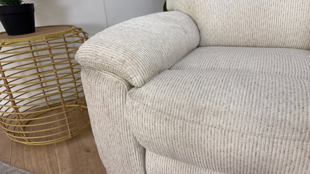 DFS Rise & Tilt Fabric Chair in Cream mix