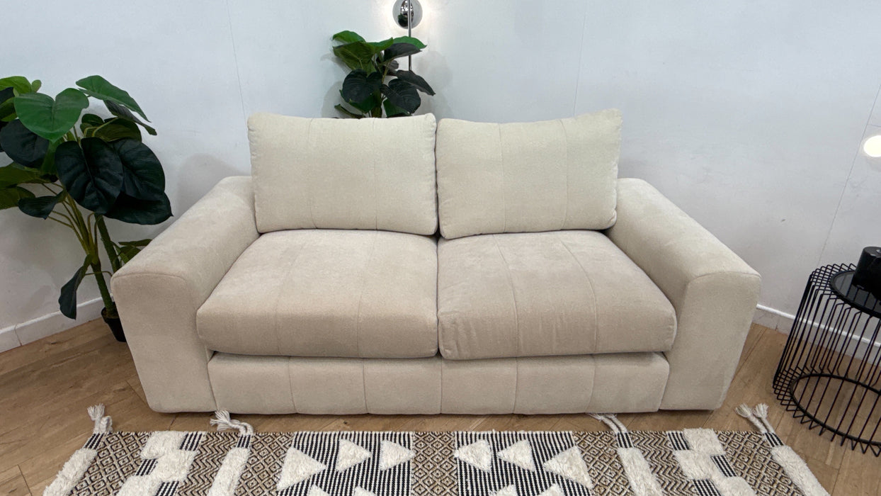 Sofology Soho Fabric 3 Seater No Trim in Micro Boucle Natural