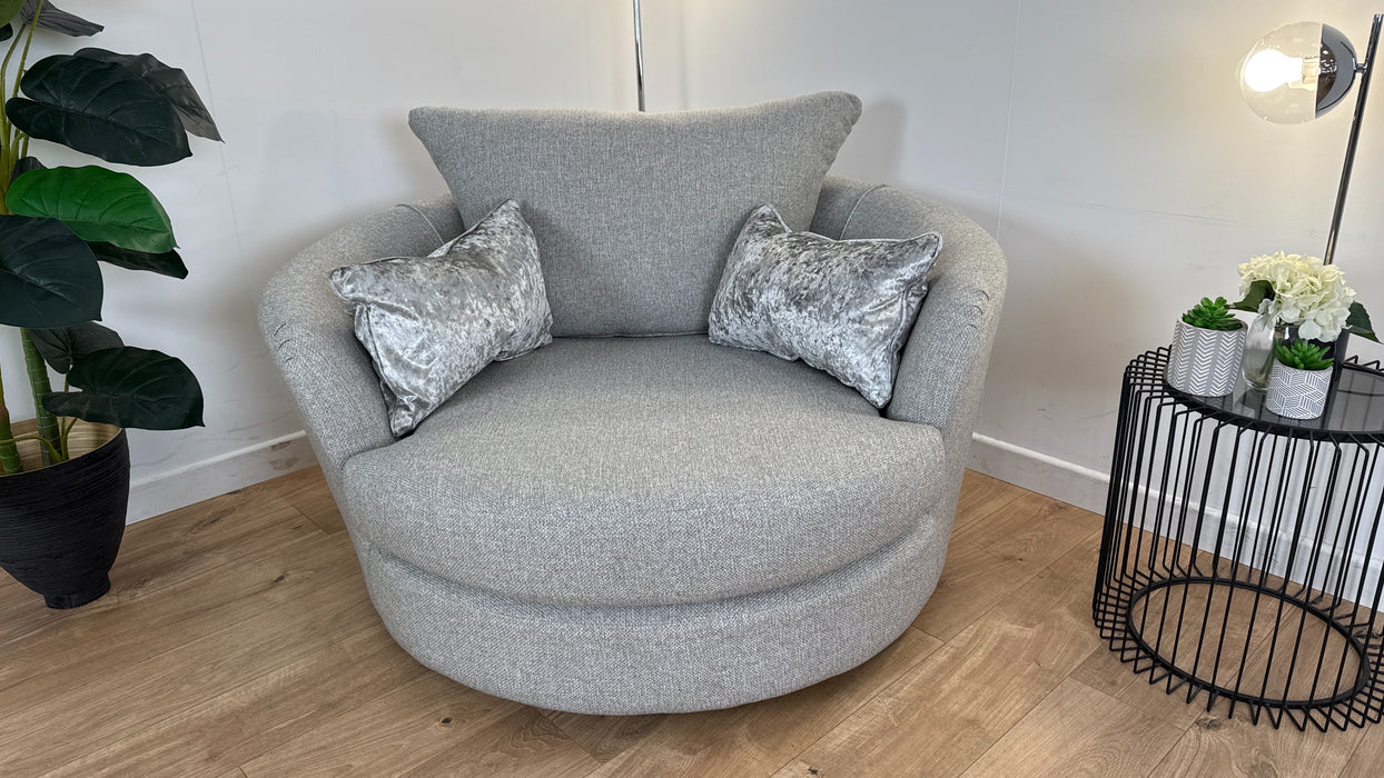 Topham Fabric Swivel Chair