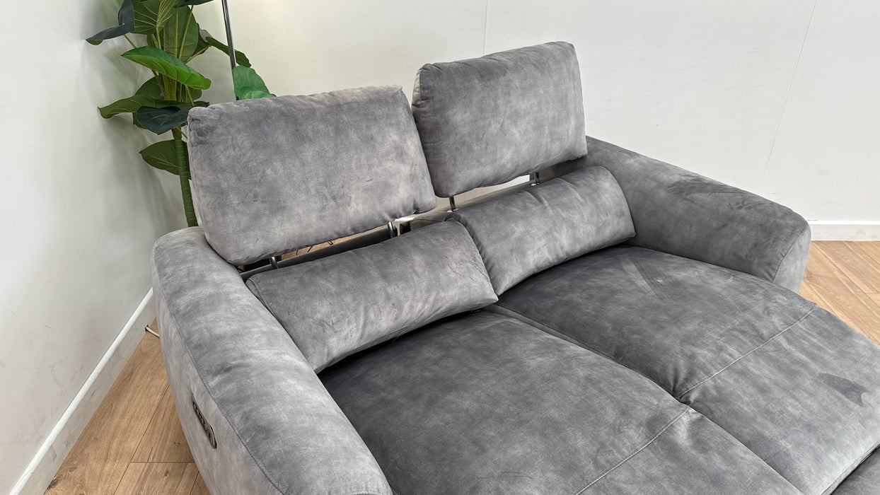 DFS Portebello 2 Seater in Smoke Grey