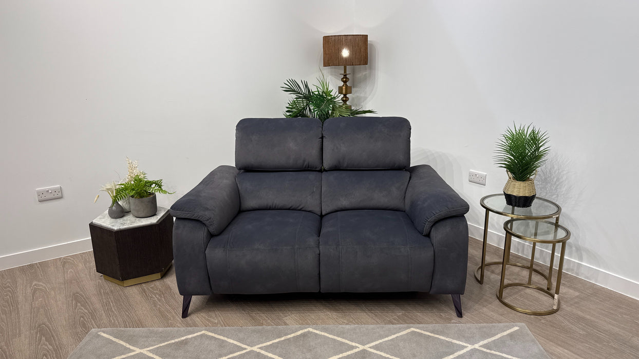 Sofology Bailey Fabric 2.5 Seater Power Recliner in Lifestyle Flecked Charcoal