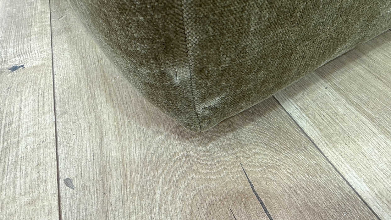 Sofology Waldorf Fabric Storage Footstool in Soft Chenille Olive