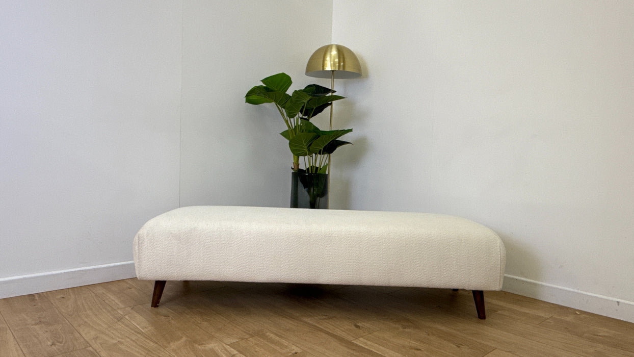 DFS Amaya Large Bench Footstool in Ecru