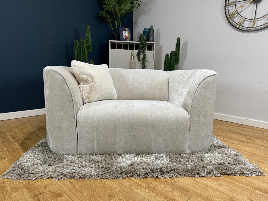 Fitzrovia Fabric Loveseat - Chenille Mist (WA2)