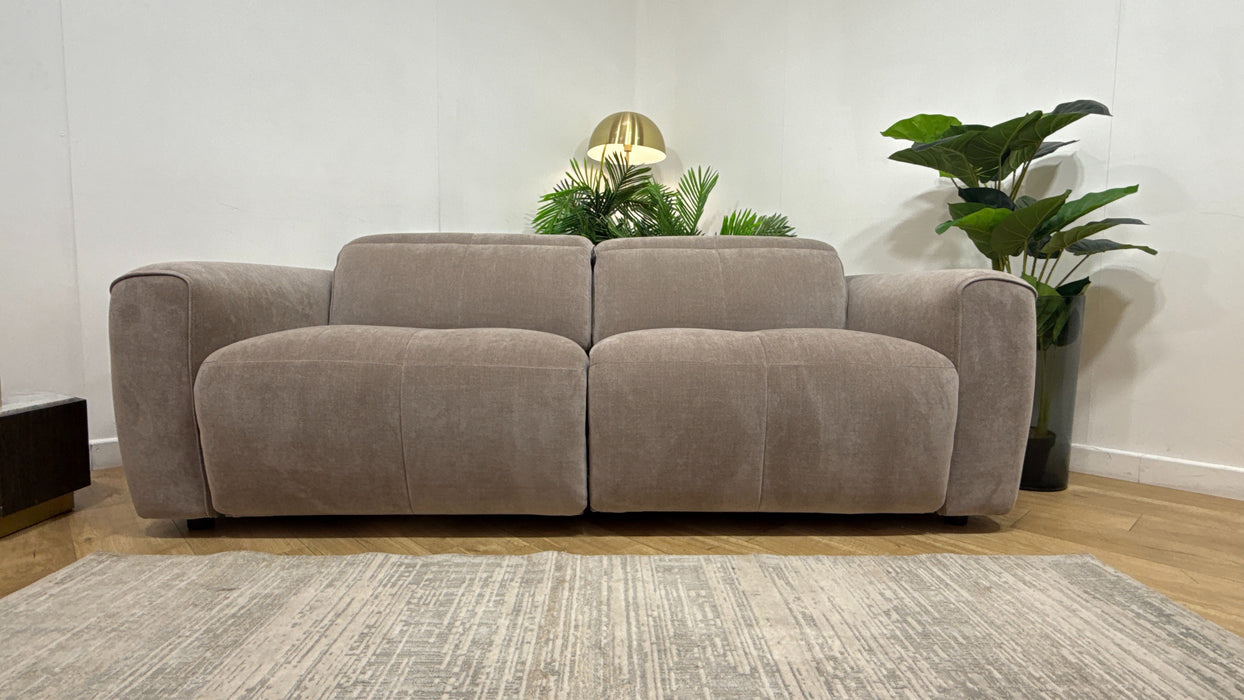Sofology The riviera 2.5 Seater Sofa  in relaxed chenille nutmeg