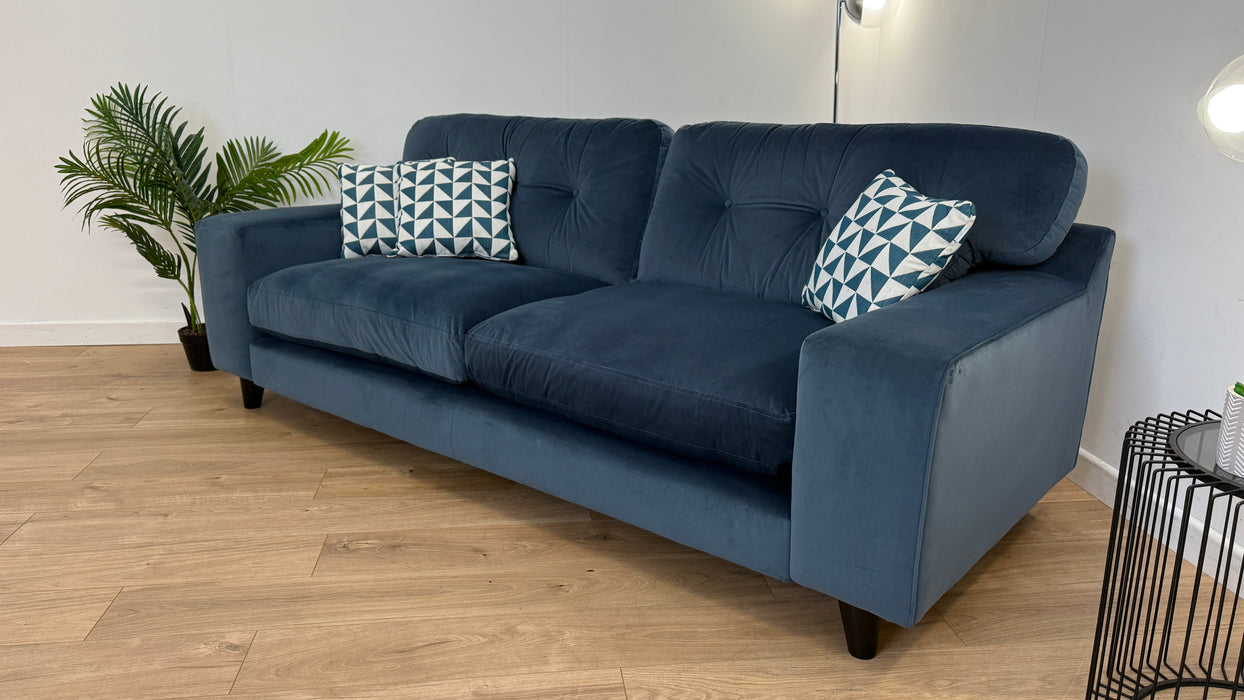 Java 4 Seater  - Fabric Sofa -