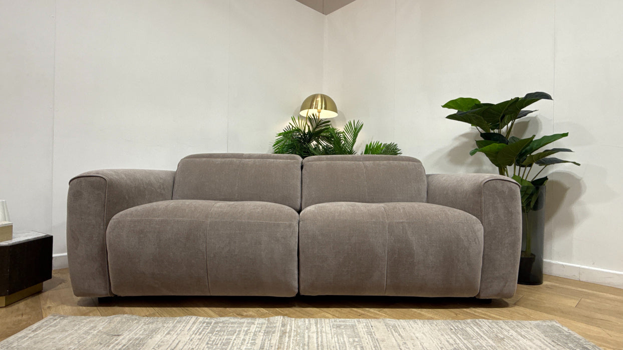Sofology The riviera 2.5 Seater Sofa  in relaxed chenille nutmeg