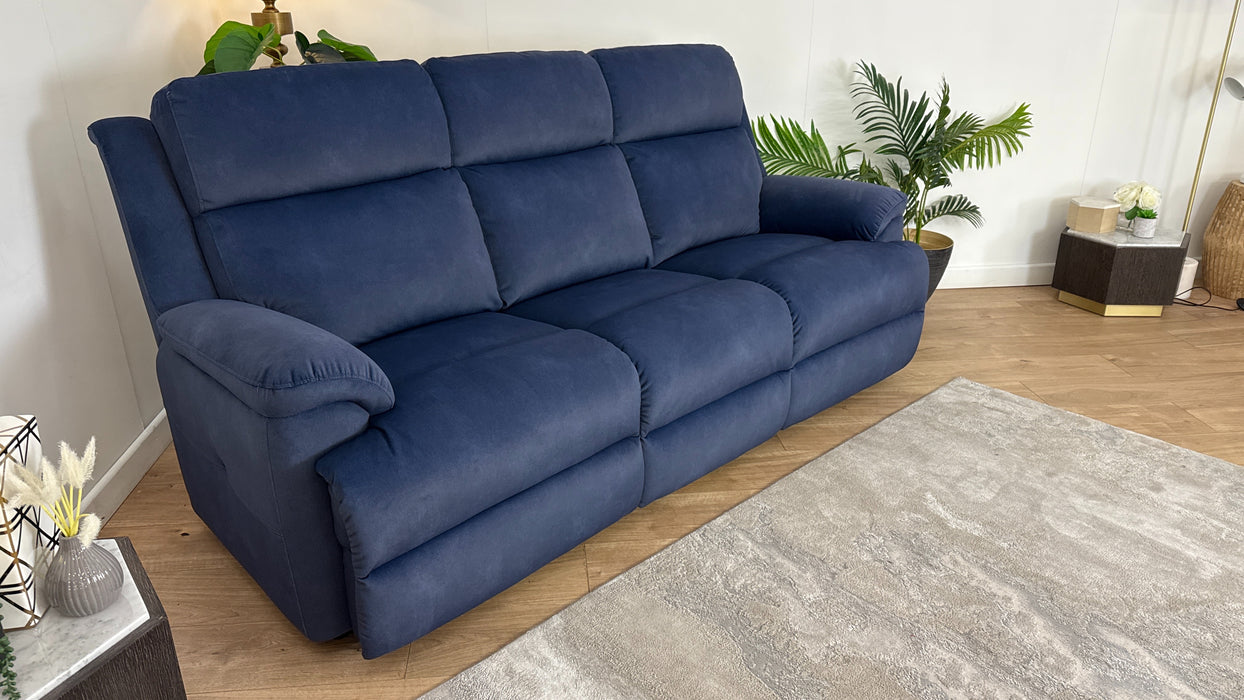 Sofology Gracie Fabric 3 Seater in Lifestyle Flecked Navy