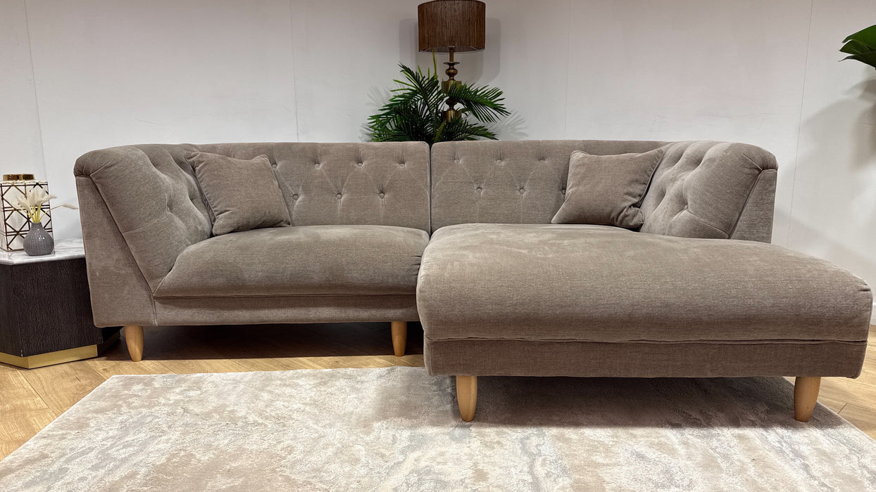 Sofology Bridgerton Fabric 4 Seater Chaise in Aston Wicker