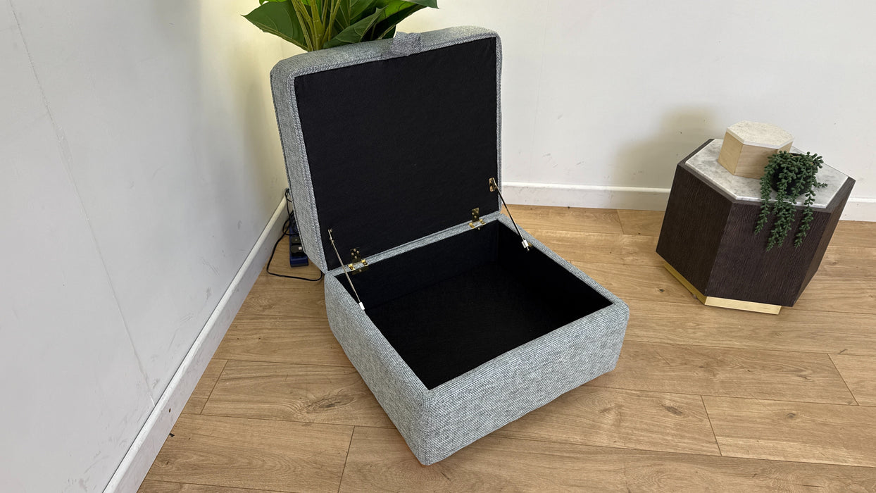 DFS Libby Storage Footstool in Charcoal