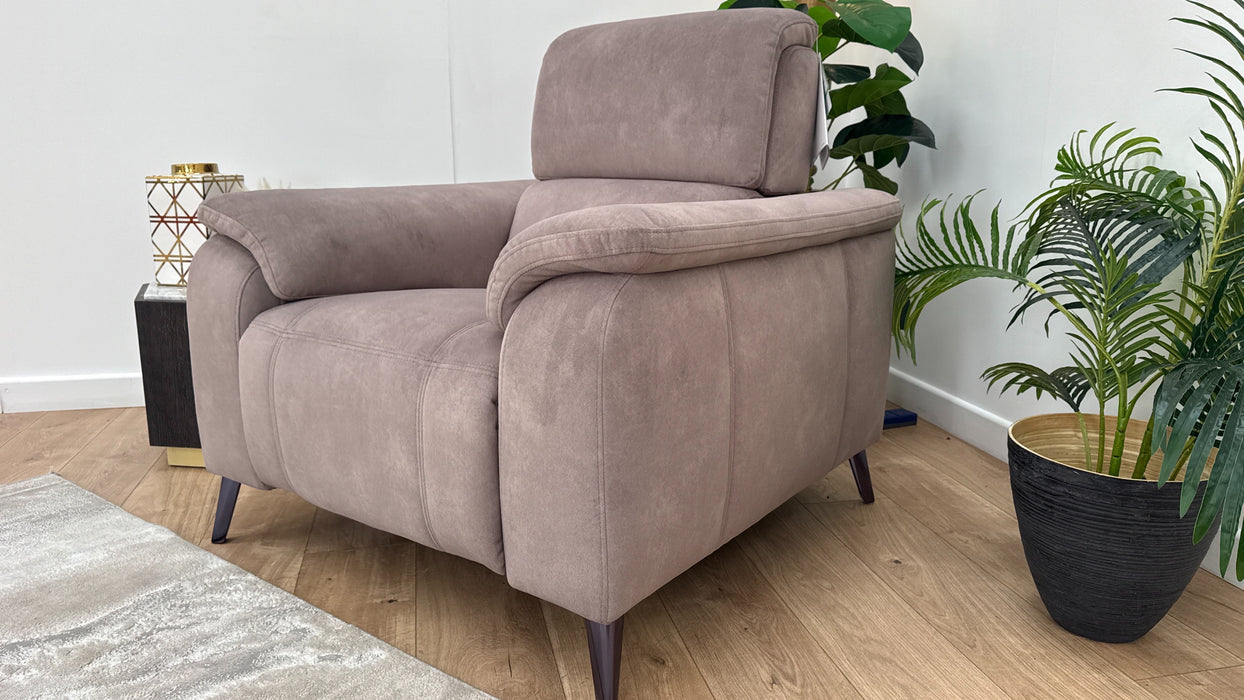 Sofology Fabric Recliner Chair in Nutmeg