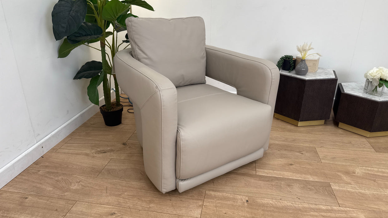 Sofology The Flex Chair in Trusty Matt Leather Stone