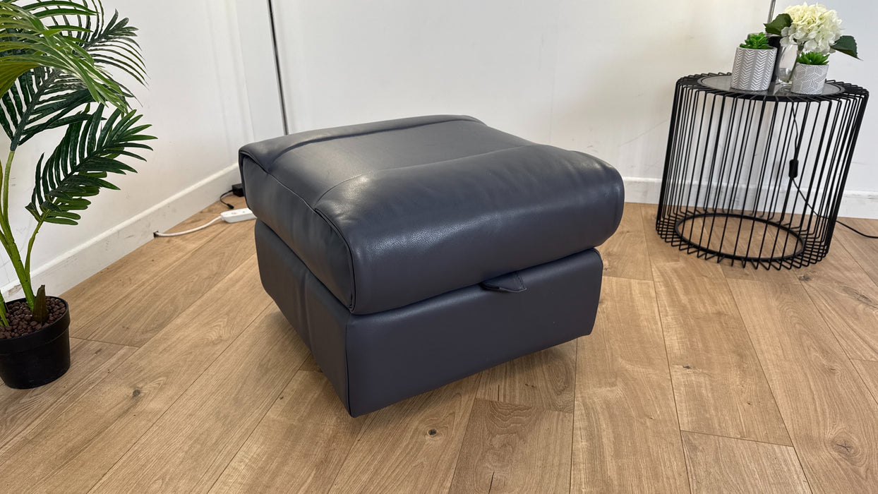 Albion - Leather Storage Footstool