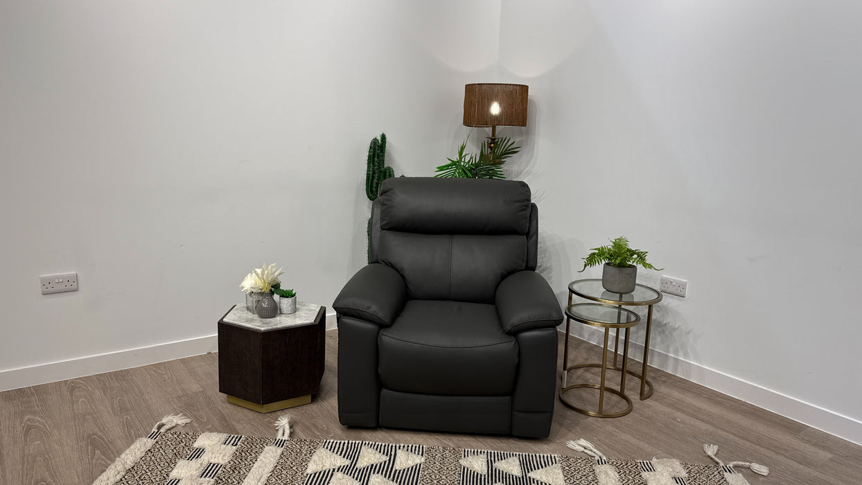 DFS Nevara Lift & Rise Power Recliner  Chair In Shadow