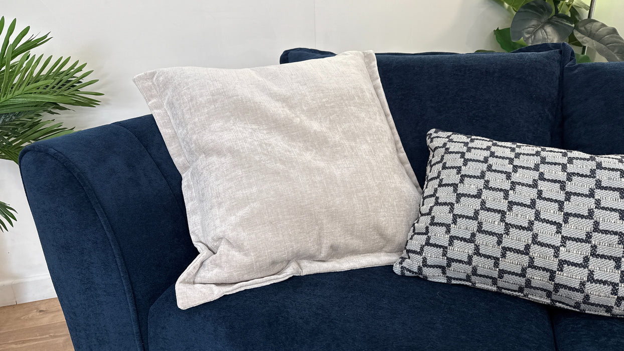 Sofology Luella Fabric 2 Seater in Soft Sherpa Navy Mix