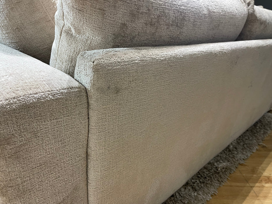 Westwood 3 Seater Teddy Chenille Natural Mix Fabric (WA2)