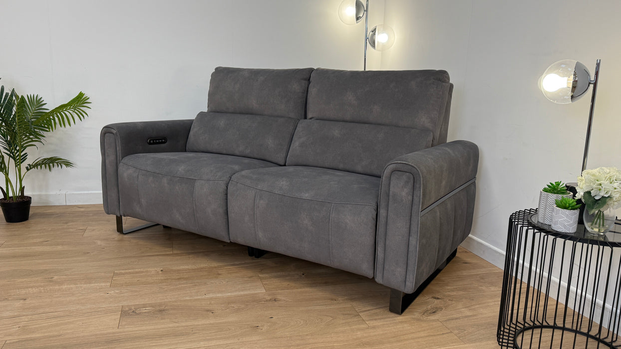 The Ravello 2.5 Seater - Lifestyle Flecked Fabric Charcoal