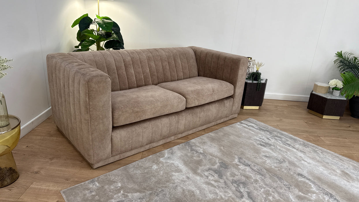 Sofology Astoria Fabric 3 Seater Lifestyle Dapple Caramel