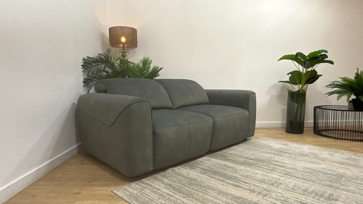Sofology Riviera Fabric 2 Seater Motion Chaise in Lifestyle Flecked Mineral Green