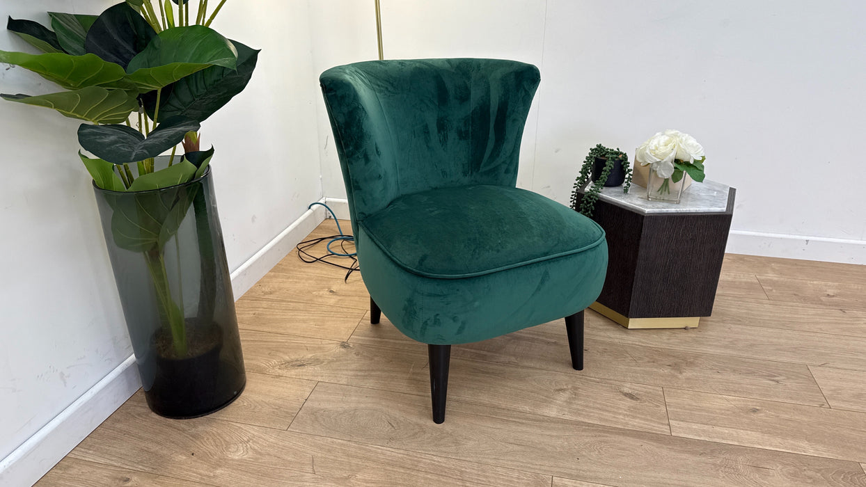 DFS Slipper Fabric Accent Chair