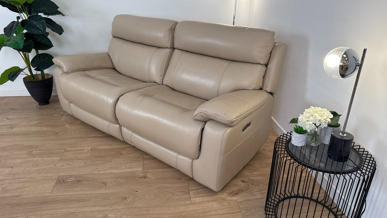 Cubos Leather Power Recliner + Power Headrest