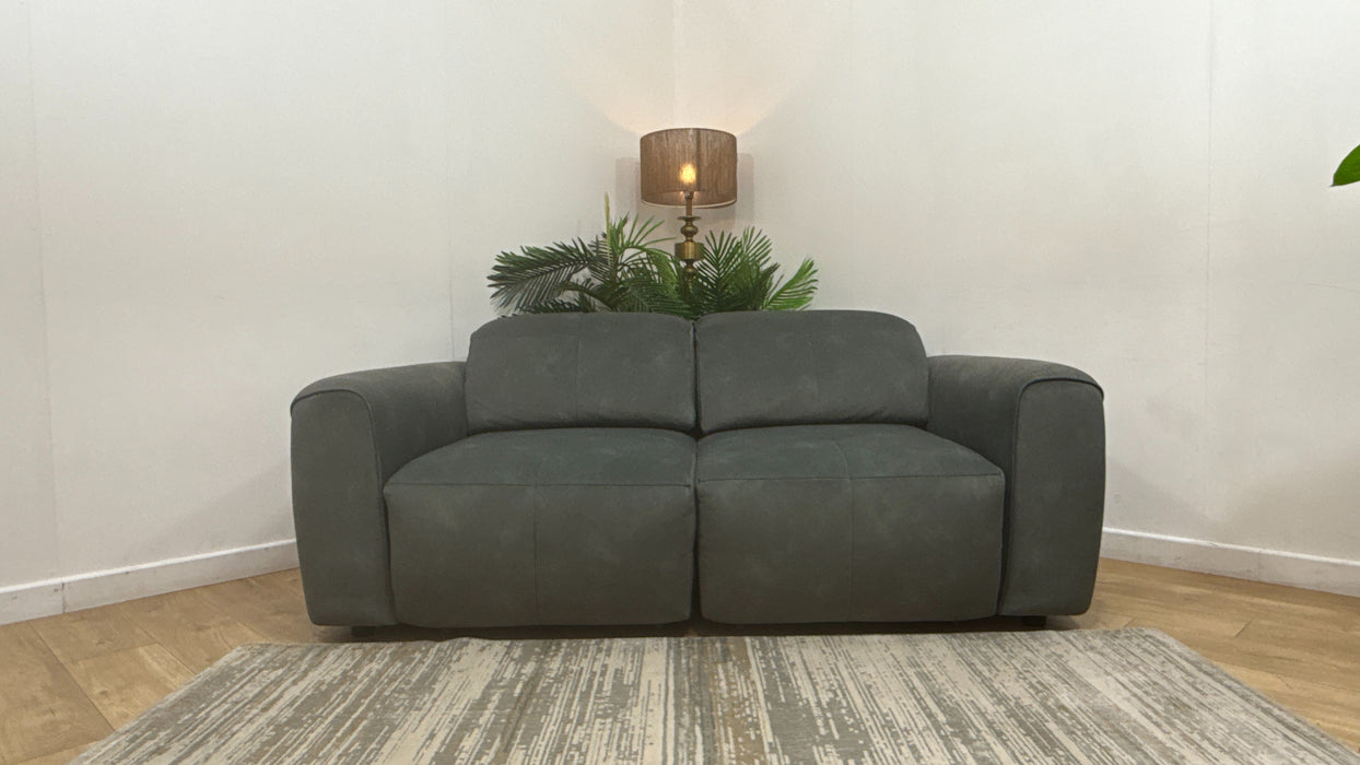 Sofology Riviera Fabric 2 Seater Motion Chaise in Lifestyle Flecked Mineral Green