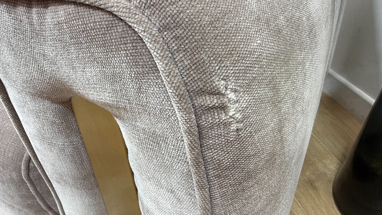 Sofology Kingsbridge Fabric 3 Seater in Relaxed Chenille Nutmeg