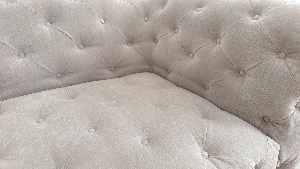 Sofology The Venezia 3 Corner 3 in Relaxed Chenille Cotton Fabric