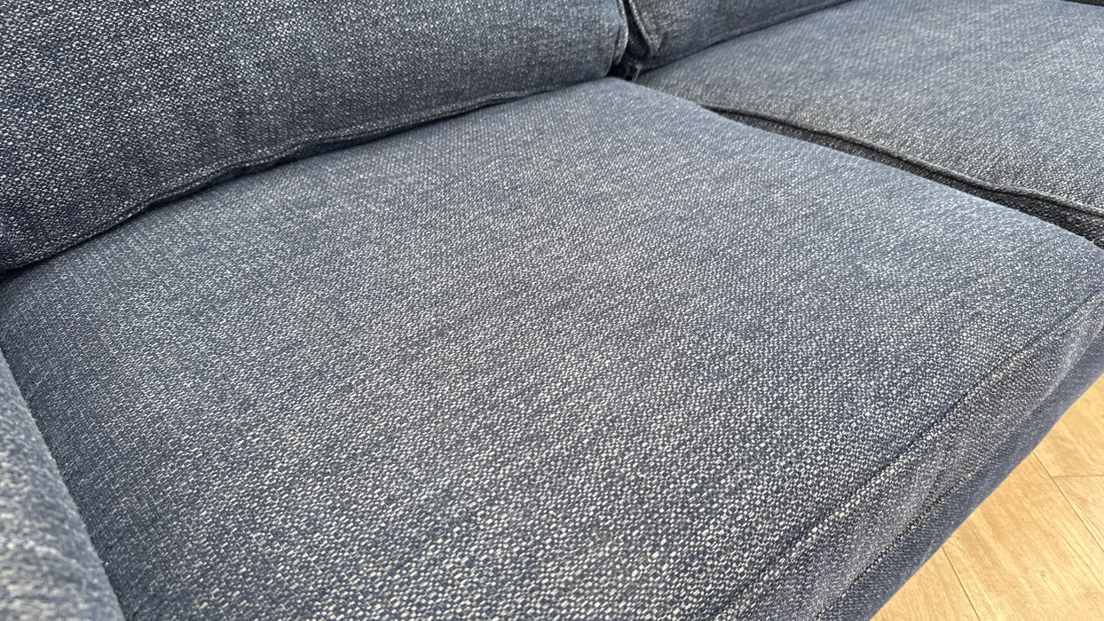 Sofology Andorra 3 Seater Sofa in Fabric Path Navy