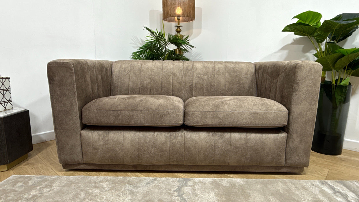 Sofology Astoria Fabric 2 Seater in Lifestyle Dapple Mocha Mix