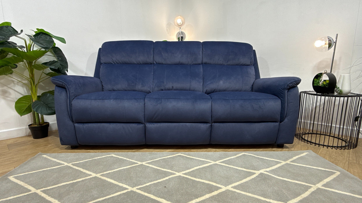 Sofology Bradie Fabric 3 Seater in Lifestyle Flecked Navy