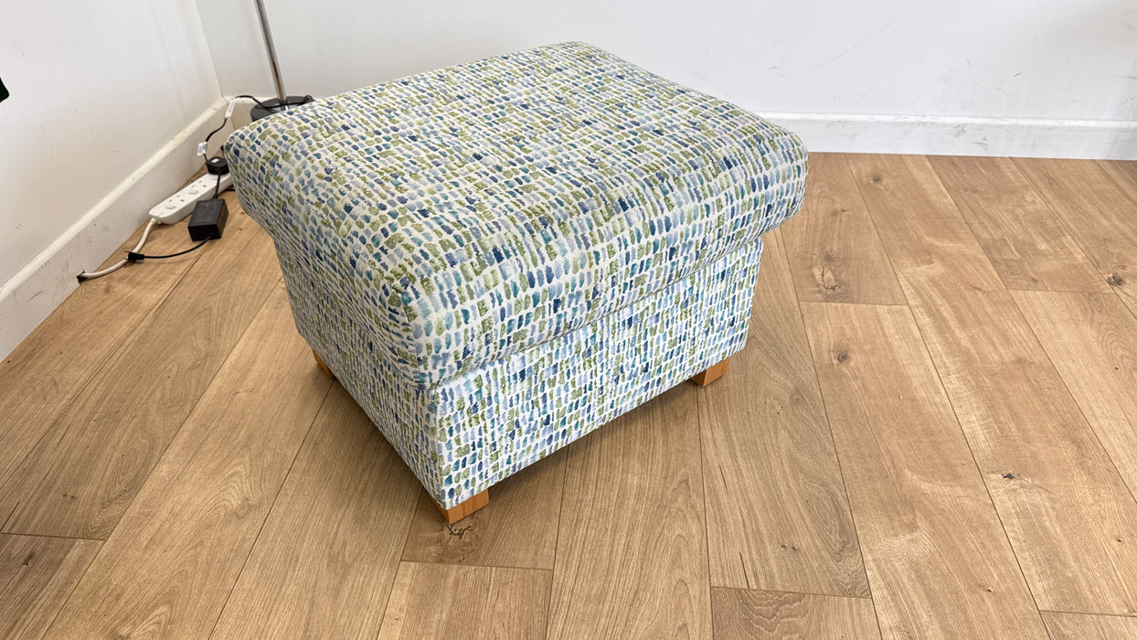 Layla - Fabric Footstool  -