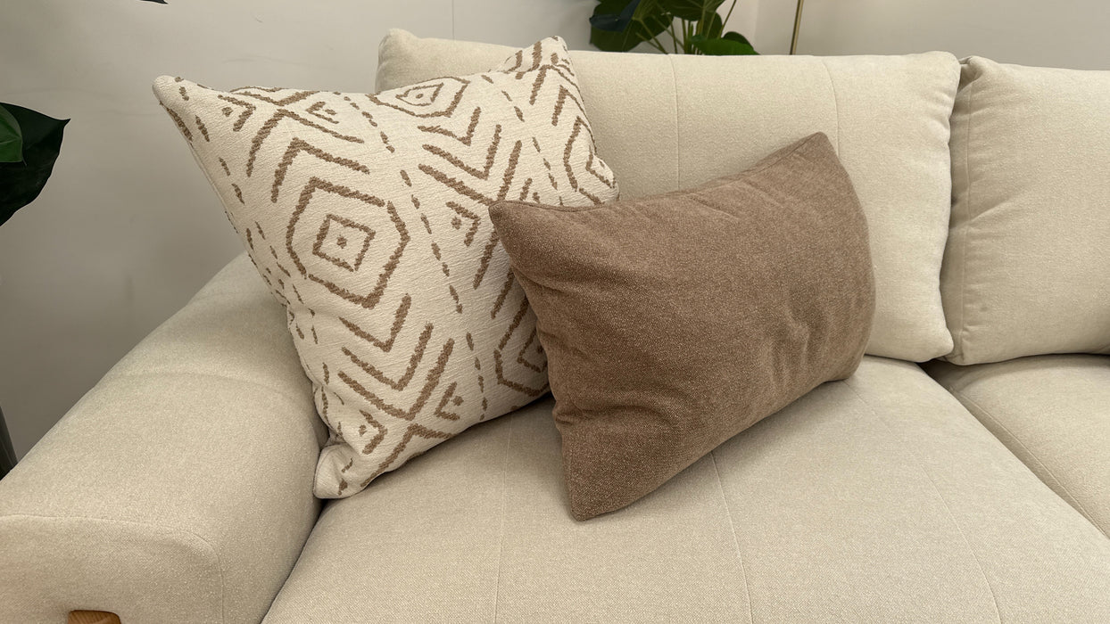 Sofology Soho Fabric 4 Seater Sofa in Boucle Natural