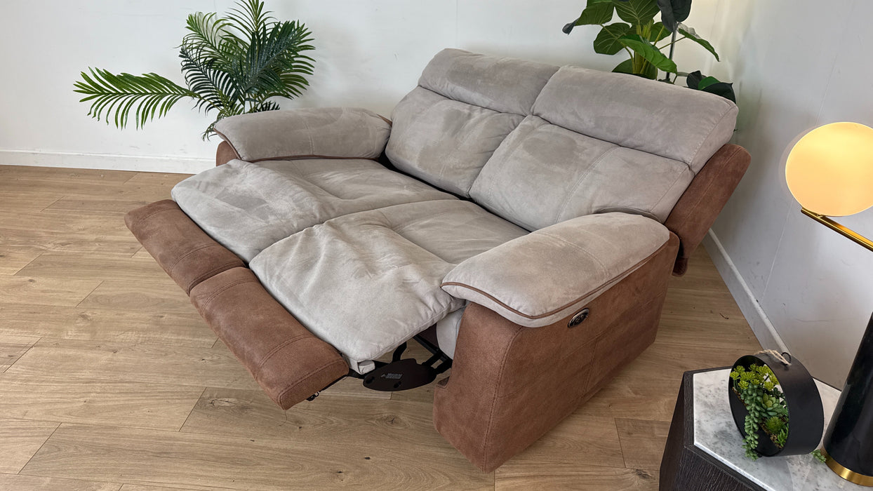 Catterall 2 Seater Fabric Power Recliner