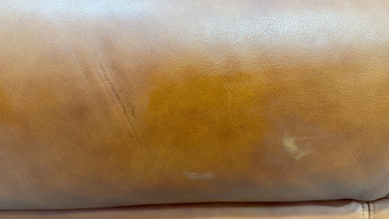 Sofology Adler Leather 2 Corner 1 in Relaxed Soft Amber