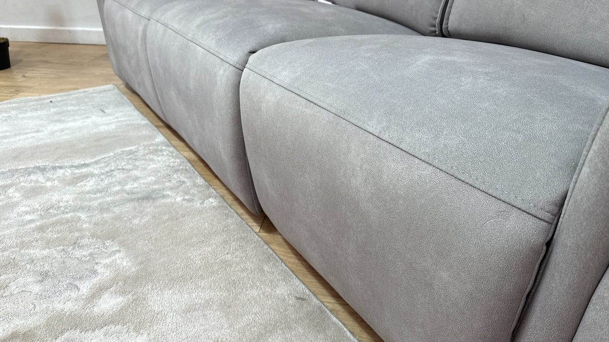 Sofology Premiere Fabric 3 Seater in Lifestyle Flecked Stone