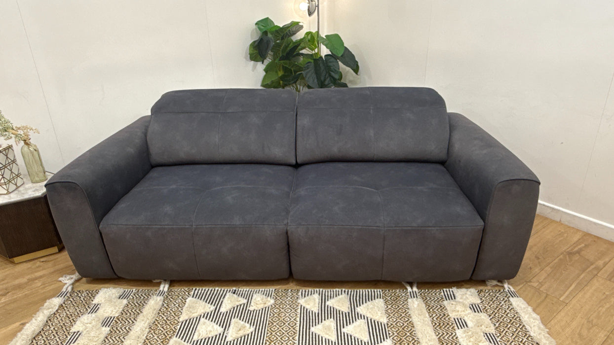 Sofology Riviera Fabric 3 Seater Motion Chaise in Lifestyle Flecked Charcoal