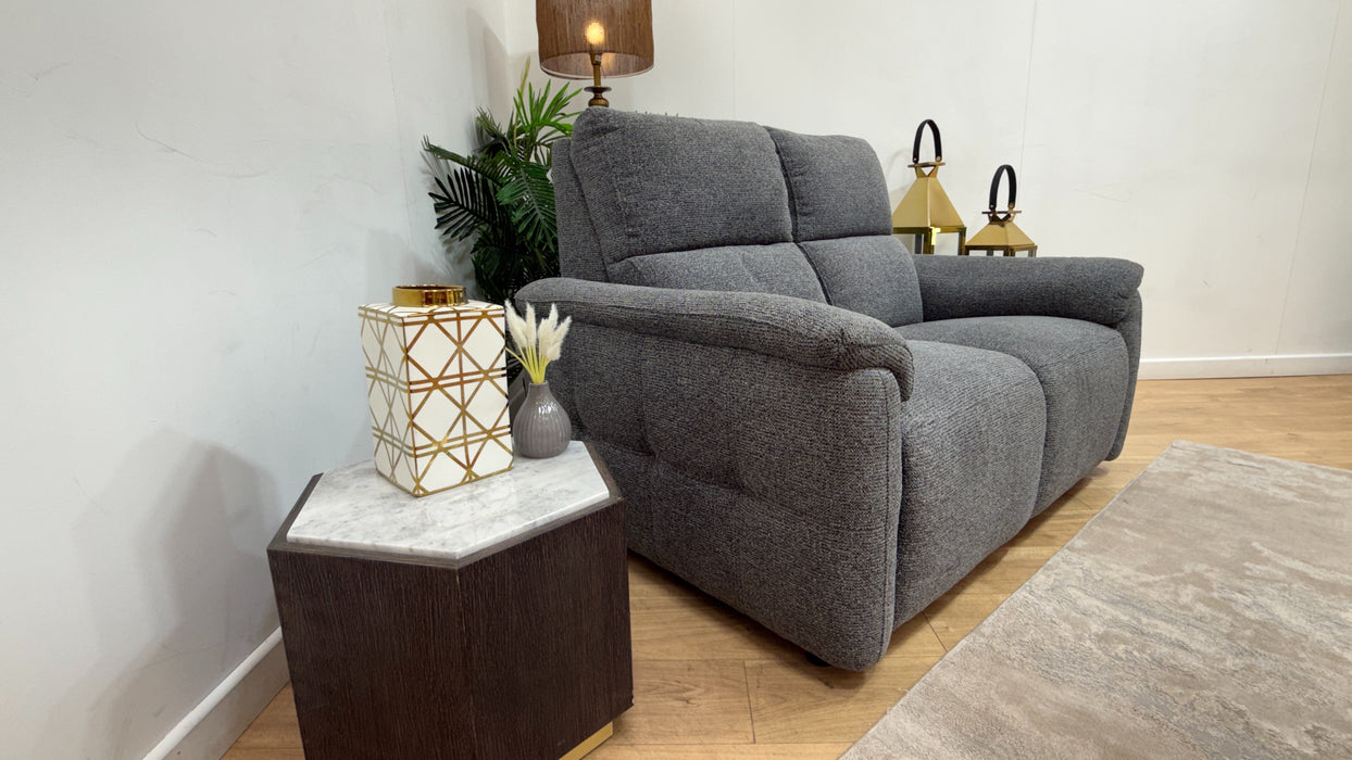 Sofology Ripley Fabric 2 Seater in Woven Textured Charcoal