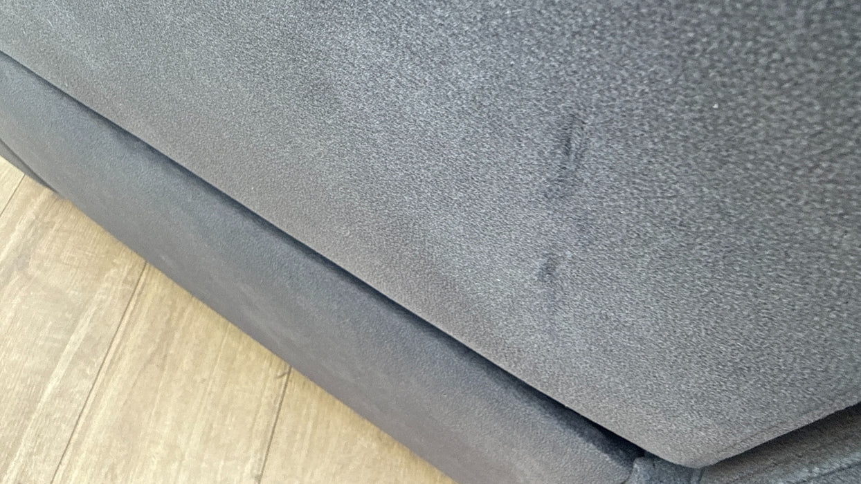 Sofology Hugo Fabric Chair Power Recliner/Headrest in Lifestyle Flecked Charcoal